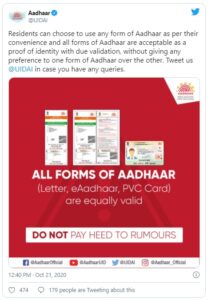 PVC Aadhaar Card