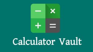 Calculator Photo Vault App
