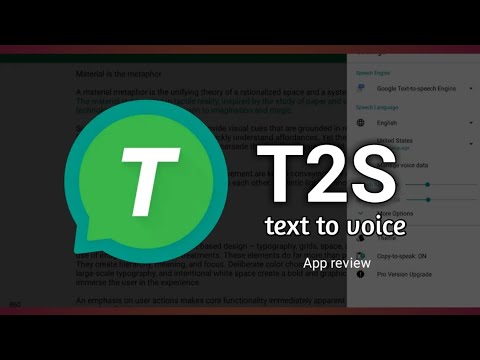 T2S Text To Voice App