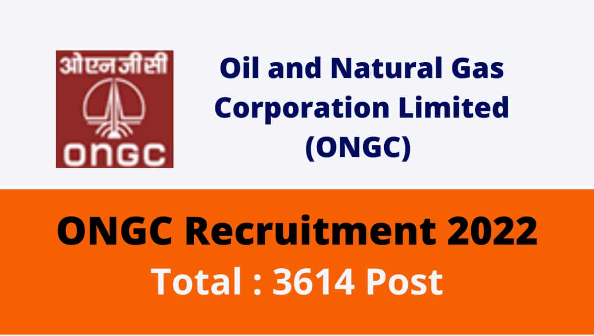 ONGC 3614 Apprentice Recruitment 2022