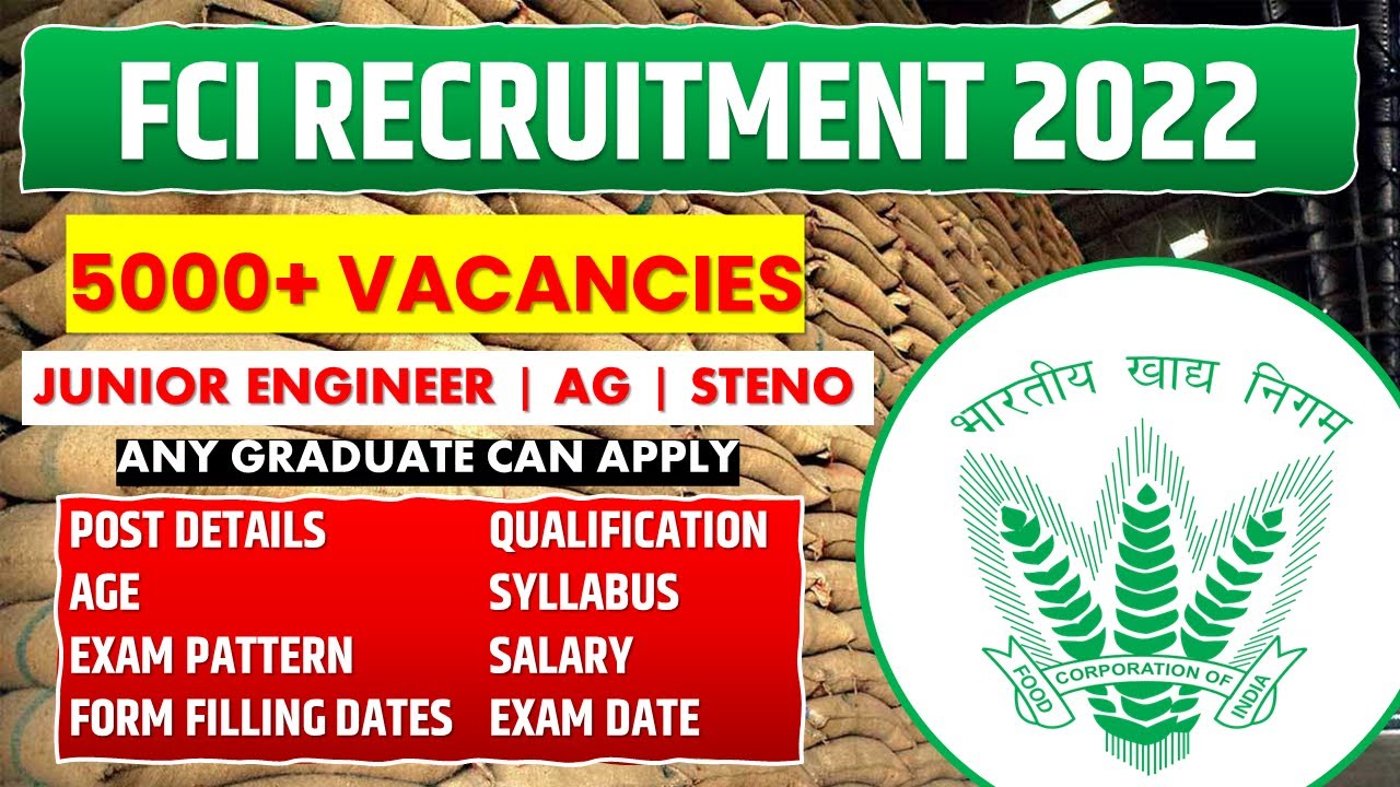 FCI Recruitment 2022