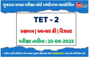 TET 2 Answer Key 2023