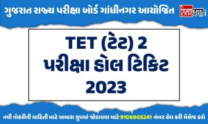 TET 2 Exam Hall Ticket