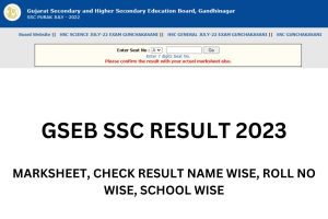 GSEB SSC 10th Result 2023