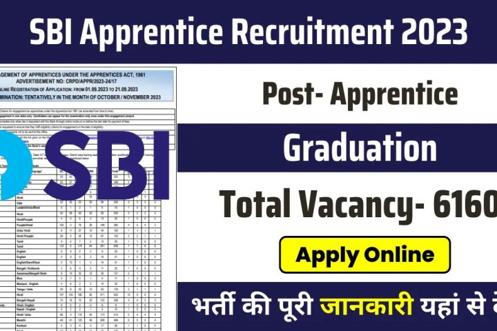 SBI Apprentice Recruitment 2023